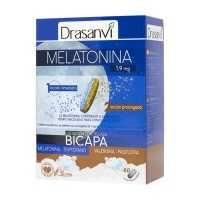 Melatonina Bicapa con Triptófano, Valeriana y Pasiflora, 60 comprimidos