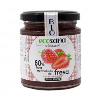 Mermelada de Fresa Sólo Fruta 260 gramos Ecosana