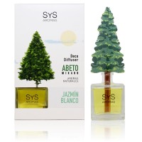 Ambientador Difusor Abeto Sys 90 ml. Jazmín Blanco